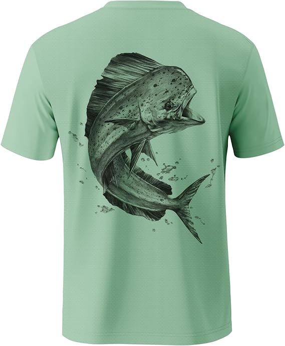 Palmyth Men's Fishing Shirt Short Sleeve