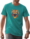 domirica Solid Graphic Tees for Men 100% Cotton